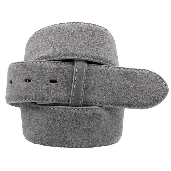 Belt Mellow Nubuck Leather - grey | Umjubelt Belt Mellow Nubuck Leather - grey | Umjubelt