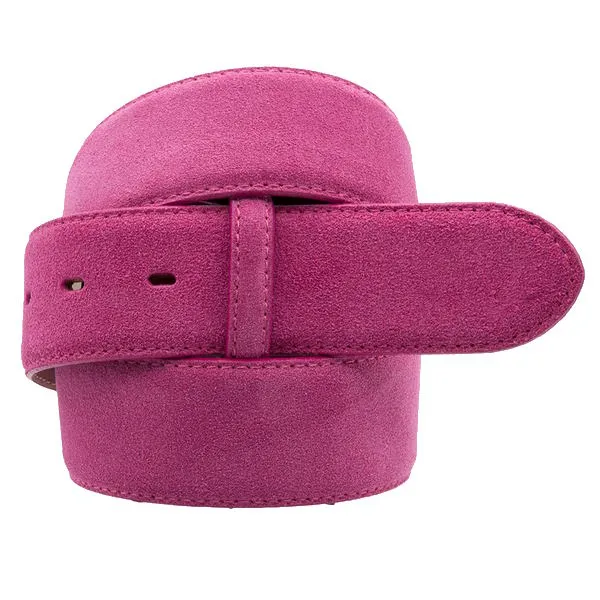 Belt Mellow Nubuck Leather - pink | Umjubelt Belt Mellow Nubuck Leather - pink | Umjubelt