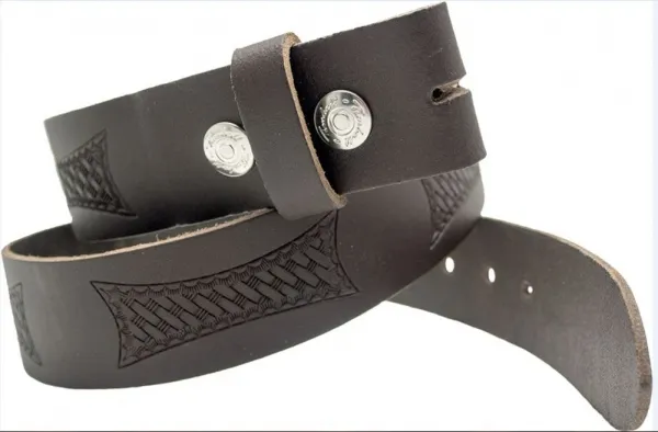 Real-leather-belt-brown