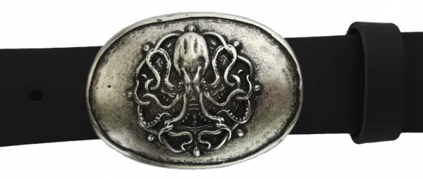 Belt Buckle Octopus with belt