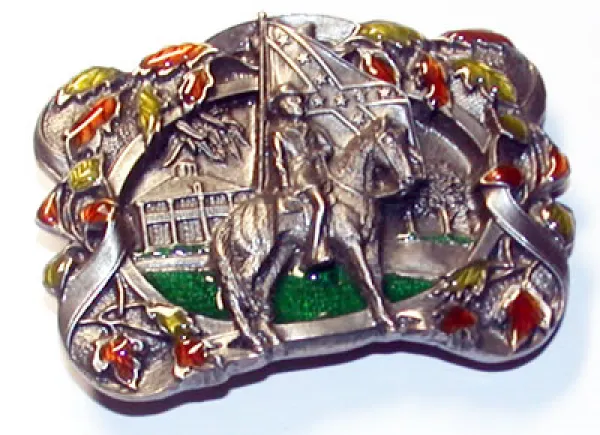 Belt Buckle Cavalry with rider