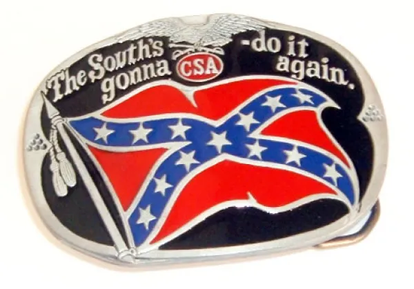 Gürtelschnalle CSA: The South's gonna do it again