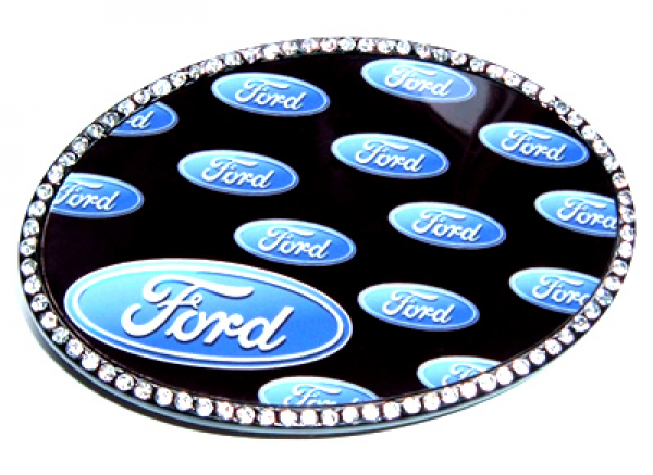 Gürtelschnalle Ford Logo - Strass