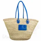 Design Basket Bag Elba blue - handmade by Umjubelt