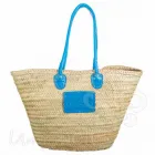 Design Korbtasche Elba türkis- Handarbeit von Umjubelt