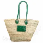 Design Basket Bag Elba green - handmade by Umjubelt