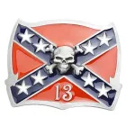 Belt Buckle Southern Flag
