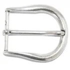 Designer Half Buckle Oval silver by Umjubelt