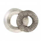 Design Belt Buckle Chain Ring silver by Umjubelt