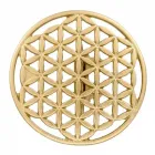 Design Gürtelschnalle Lebensblume gold von Umjubelt