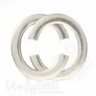 Design Gürtelschnalle Looping offen silver von Umjubelt