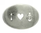 Design Belt Buckle Love-Faith-Hope