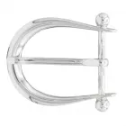 Design Belt Buckle Splinty silver by Umjubelt