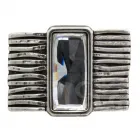 Design Belt Buckle Glossy silver by Umjubelt