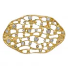 Design Belt Buckle Cristalchic gold by Umjubelt