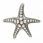 Design-Gürtelschnalle Big Starfish Silber von Umjubelt