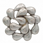 Design-Gürtelschnalle Raindrops Silber von Umjubelt