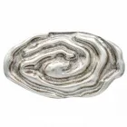 Design-Gürtelschnalle Taifun Silber von Umjubelt