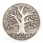 Design Gürtelschnalle Baum silber von Umjubelt