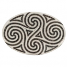 Design Belt Buckle Sandblast Triskele by Umjubelt