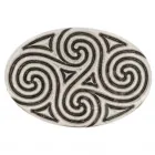 Design Belt Buckle Sandblast Triskele by Umjubelt