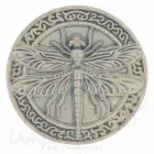 Design Gürtelschnalle Libelle creme von Umjubelt