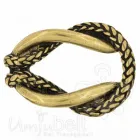 Design Gürtelschnalle Kordel gold von Umjubelt