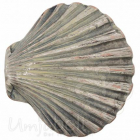 Design Gürtelschnalle Muschel groß silber creme von Umjubelt