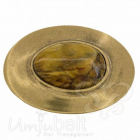 Design Gürtelschnalle Oval Stone gold Topaz von Umjubelt