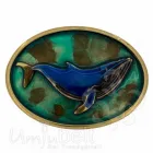 Design Gürtelschnalle Blue Whale von Umjubelt