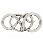 Design Belt Buckle Curly Snake silver by Umjubelt