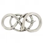 Design Gürtelschnalle Curly Snake silver von Umjubelt