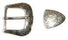 Thorn Buckle Set Texas: 3 cm belt buckle with thorn + belt tip including fastening material